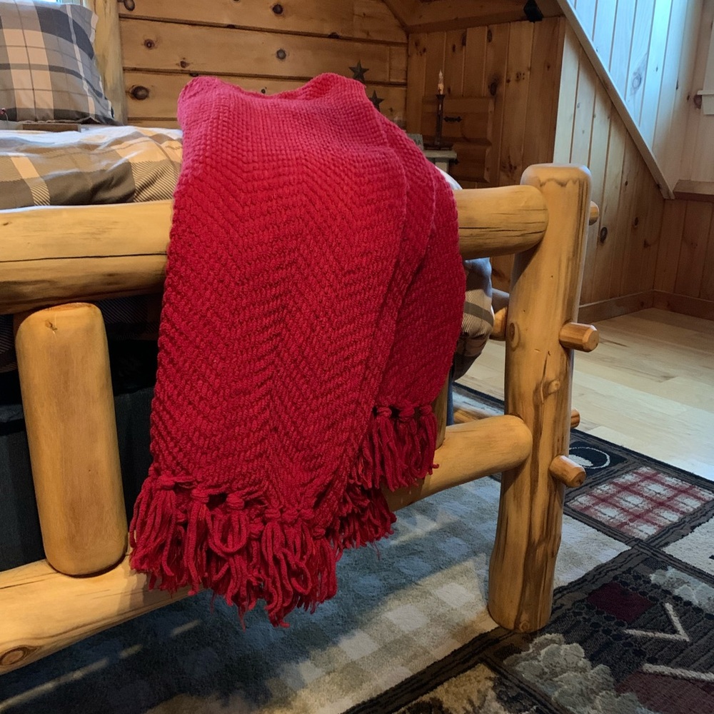 Chenille throw